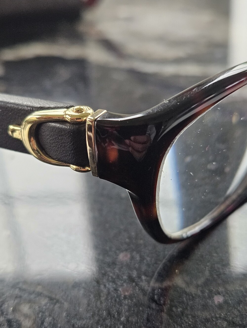 Gucci Brown Tortoise Shell Cat-Eye Eyewear No. 3639 OXB - Picture 7 of 10